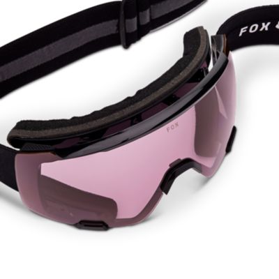Occhiali Fox Purevue Glass - Modello Black/Woods Black/Red - Protezione Per Motocross