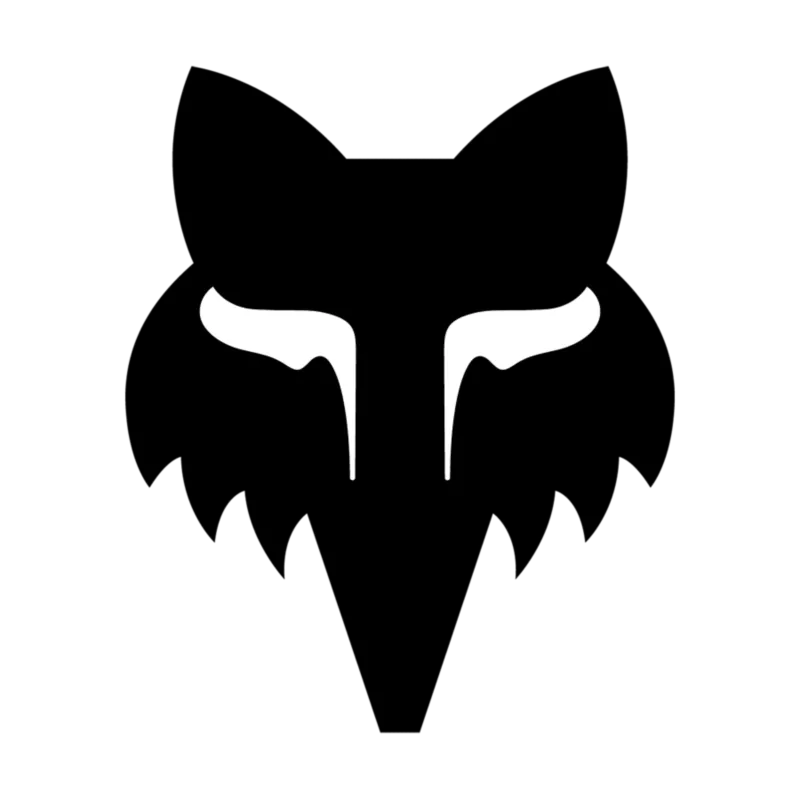 Autocollant Fox Head - 10 cm