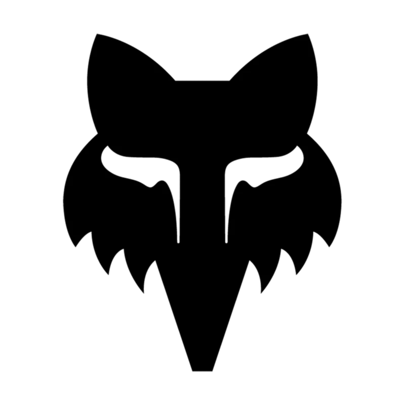 Autocollant Fox Head Die Cut - 10 cm