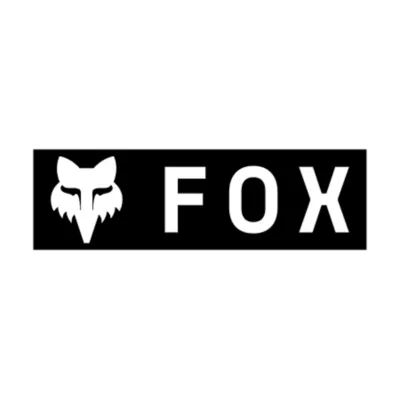 FOX Sticker Schwarz - geplottet Höhe: 55mm Breite: 85mm - FOX Logo