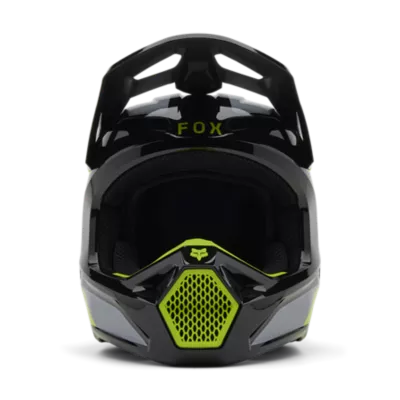 YTH V1 LEAN HELMET [GRY/YLW] YS