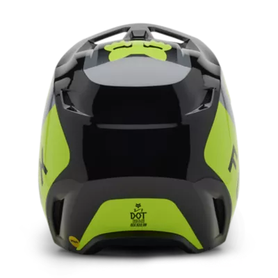 YTH V1 LEAN HELMET [GRY/YLW] YS