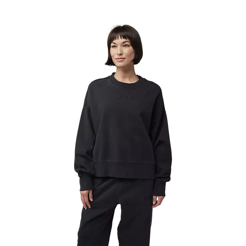 Womens Wordmark Oversized Crew Pullover | Fox Racing® Canada Womens Wordmark Oversized Crew Pullover | Fox Racing® Canada