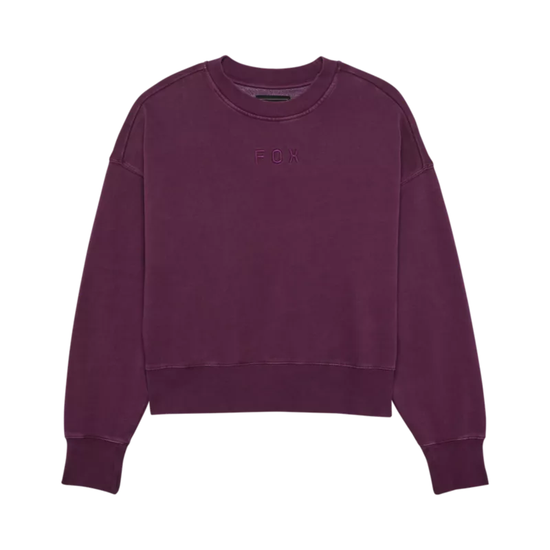 Womens Wordmark Oversized Crew Pullover