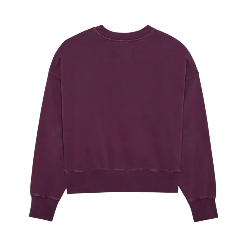 Womens Wordmark Oversized Crew Pullover