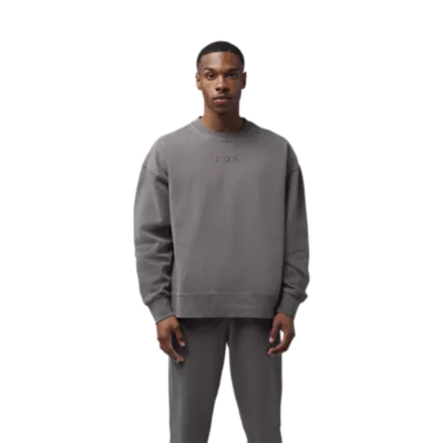 WORDMARK OVERSIZED FLEECE CREW 