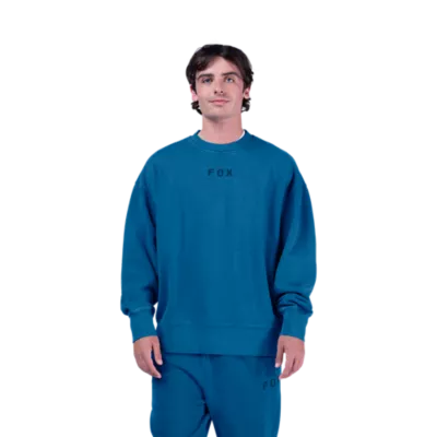 WORDMARK OVERSIZED FLEECE CREW 