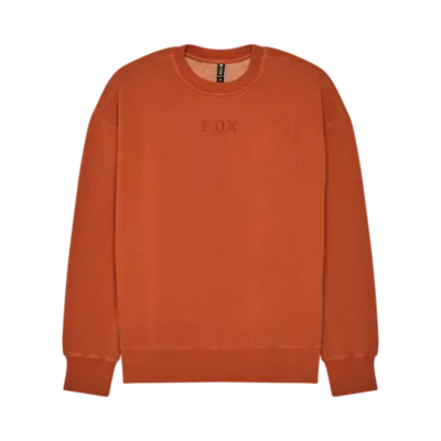 WORDMARK OVERSIZED FLEECE CREW 