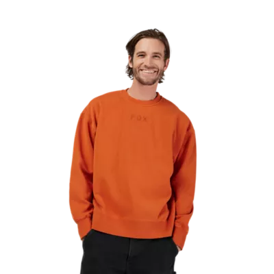 WORDMARK OVERSIZED FLEECE CREW 