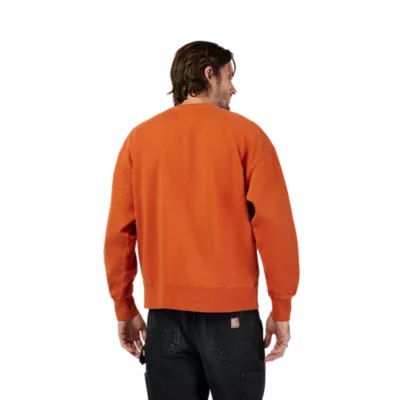 WORDMARK OVERSIZED FLEECE CREW 