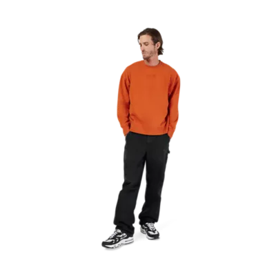 WORDMARK OVERSIZED FLEECE CREW 