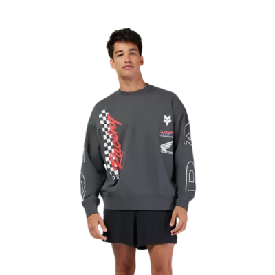 HONDA OVERSIZED FLEECE CREW 