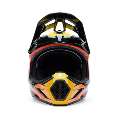 V3 RS GRID HELMET [BLK/ORG] XS