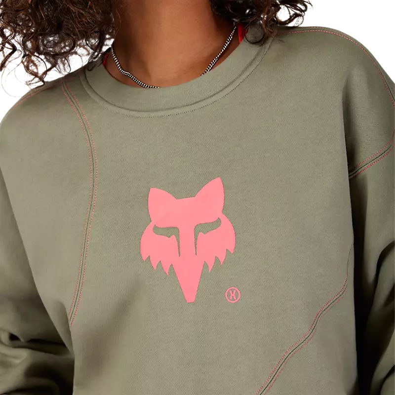 Womens Elevated Oversized Crew Sweatshirt Womens Elevated Oversized Crew Sweatshirt