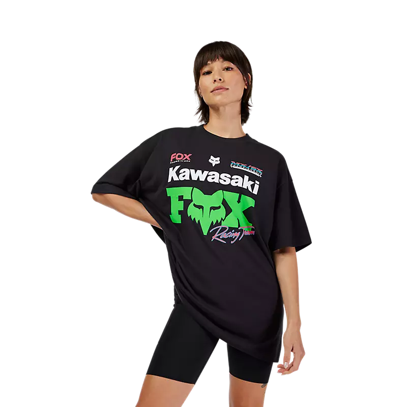 Womens Fox x Kawasaki Oversized Tee Womens Fox x Kawasaki Oversized Tee