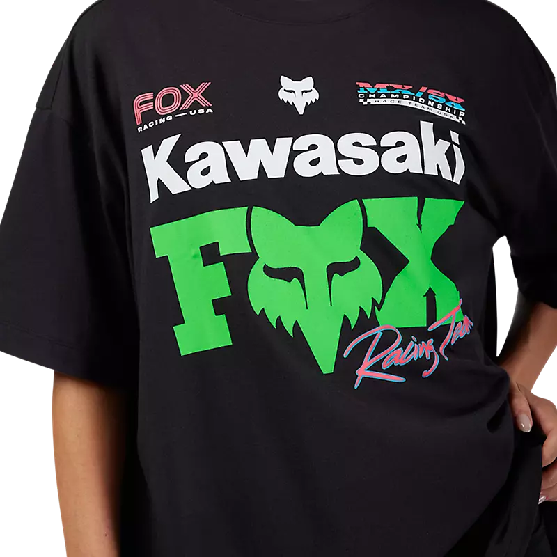 Womens Fox x Kawasaki Oversized Tee Womens Fox x Kawasaki Oversized Tee