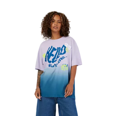 W HELLO FUTURE OVERSIZED TEE 