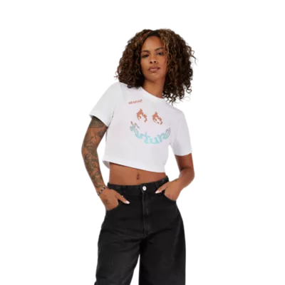 W HELLO FOX SS BABY TEE 