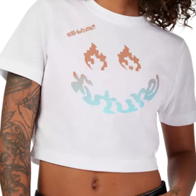 W HELLO FOX SS BABY TEE 