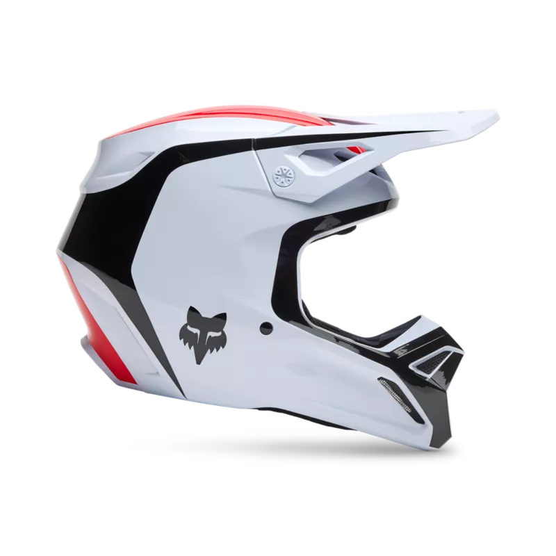 V1 FLOW HELMET [WHT/RD] M