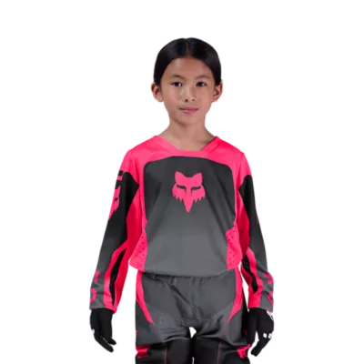 YTH GIRLS 180 SHIELD JERSEY [BLK/PNK] YS
