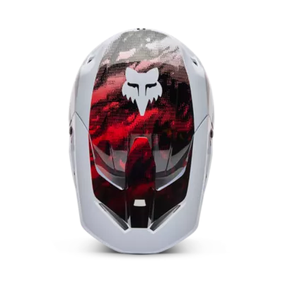 V1 KAIROS HELMET [WHT/FLO RED] XS