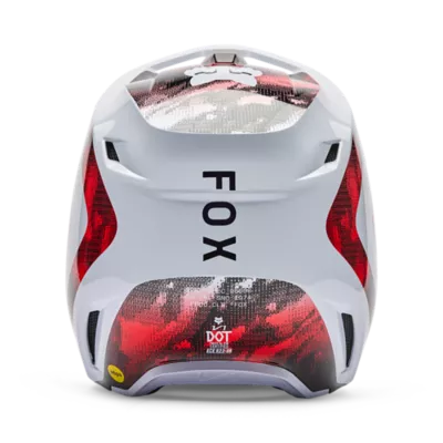 V1 KAIROS HELMET [WHT/FLO RED] XS