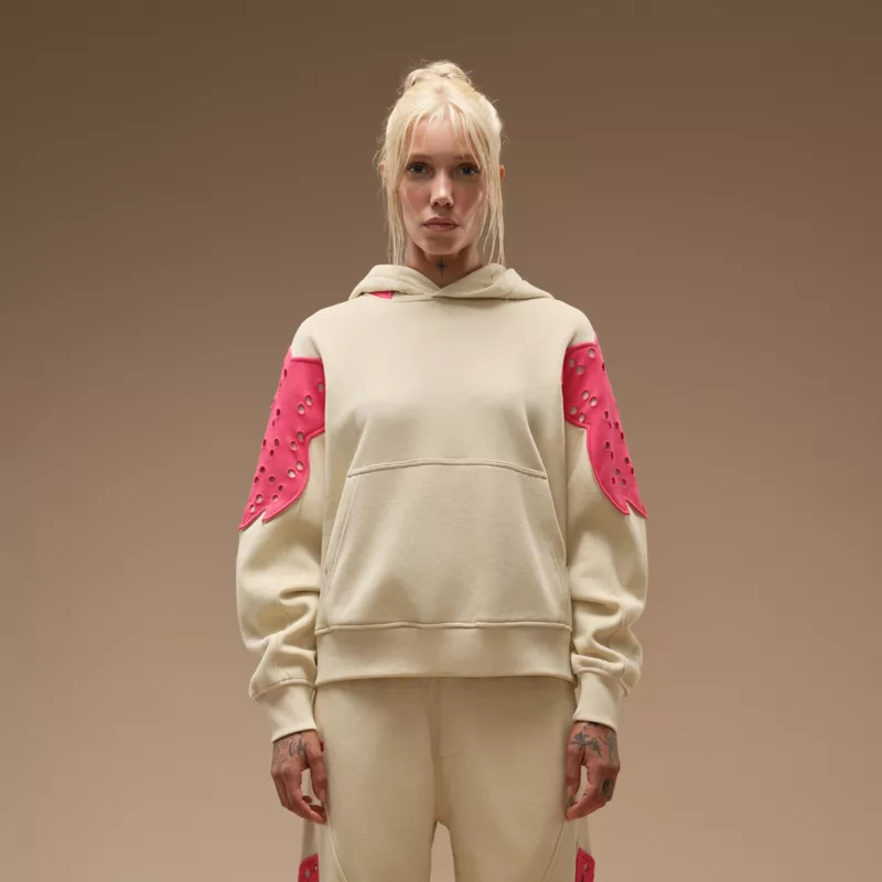 Sweat à capuche perforé Kiko Kostadinov pour Fox LAB