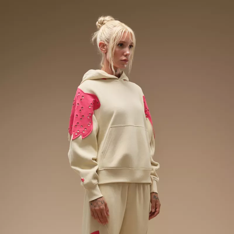 Sweat à capuche perforé Kiko Kostadinov pour Fox LAB