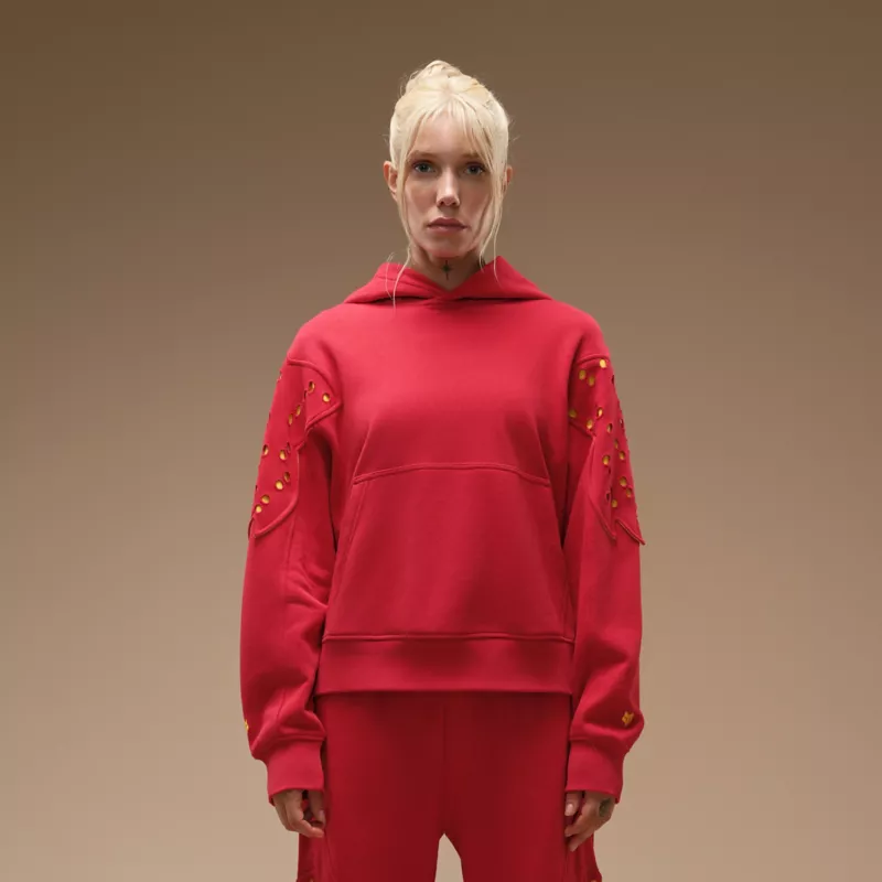 Kiko Kostadinov for Fox LAB Perforated Hoodie