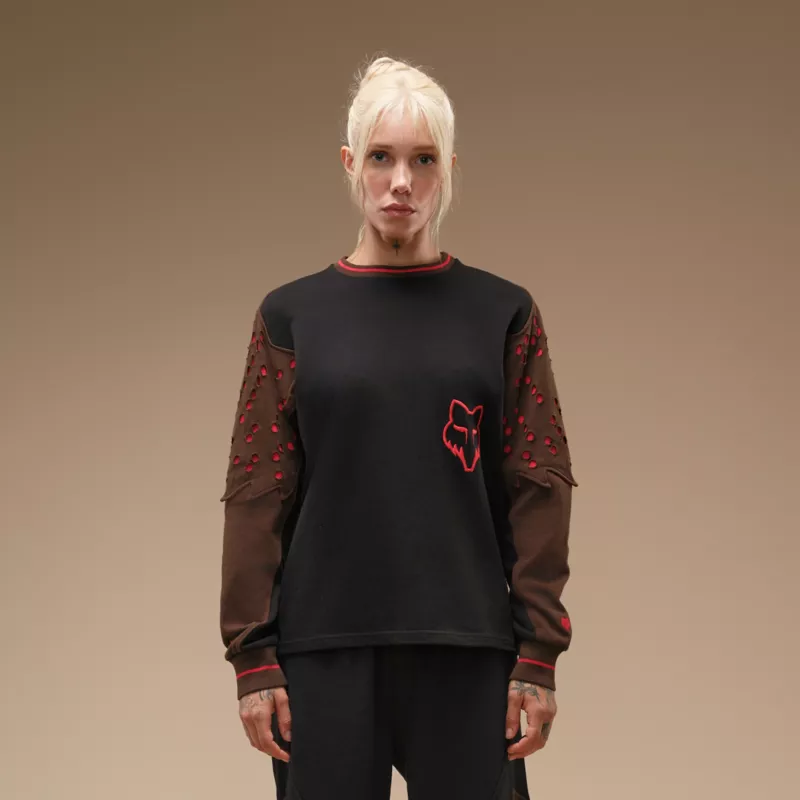 Kiko Kostadinov for Fox LAB Perforated Long Sleeve Tee