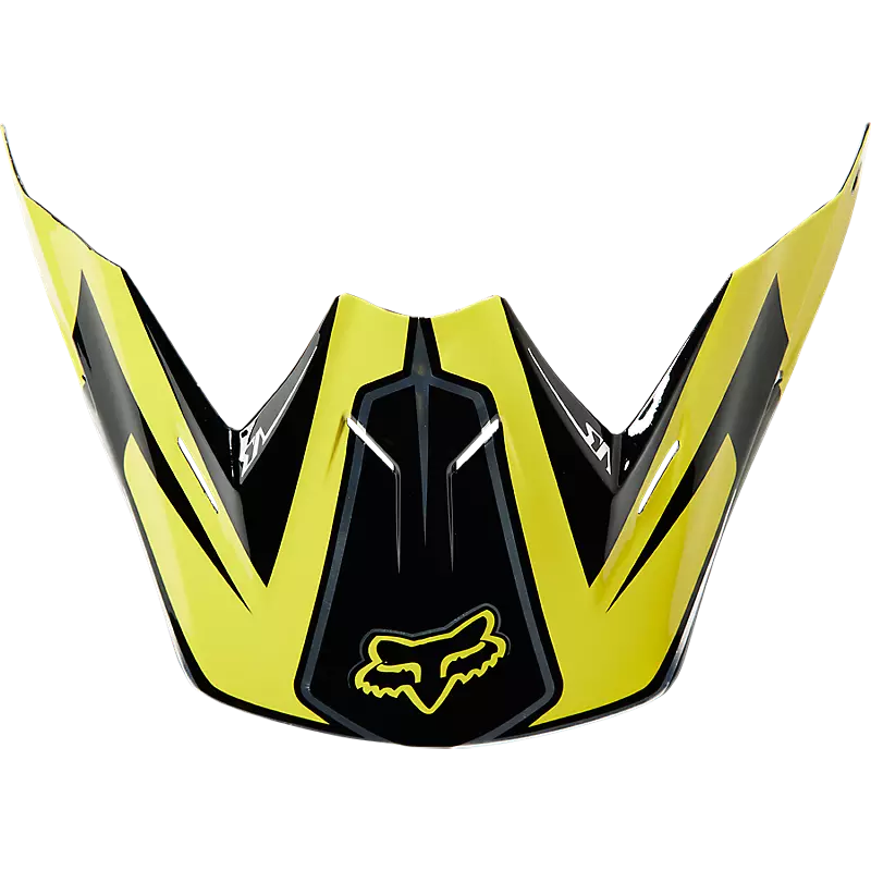 V3 Carbon Helmet Visor - [Black/Yellow] NS