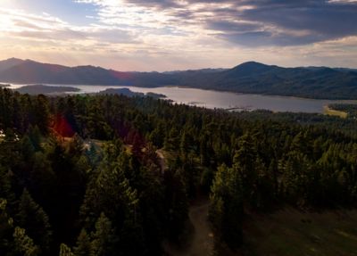 View of Big Bear Lake. Location of 2019 Fox US Open of MTB
