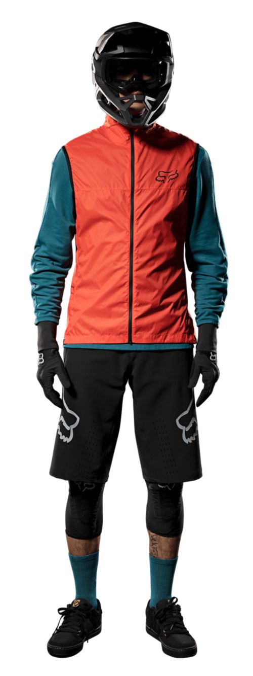 rider in COLD/WINDY gear