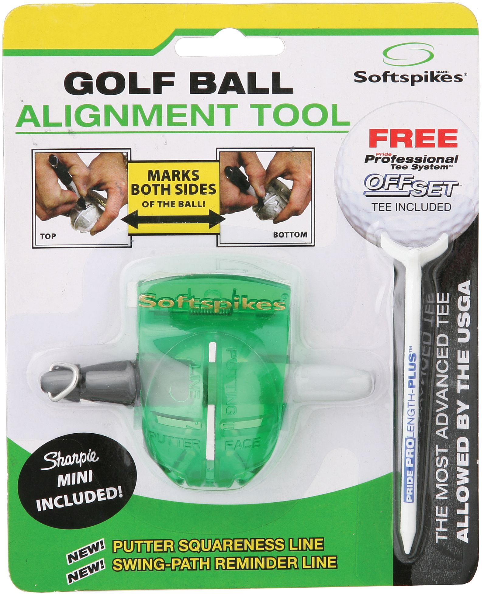 Softspikes Golf Ball Alignment Tool Golf