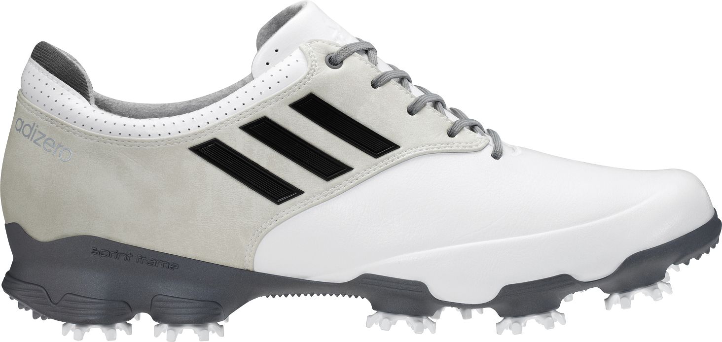 Adidas Menâs Adizero Tour Golf Shoe â White/black/silver | Golf