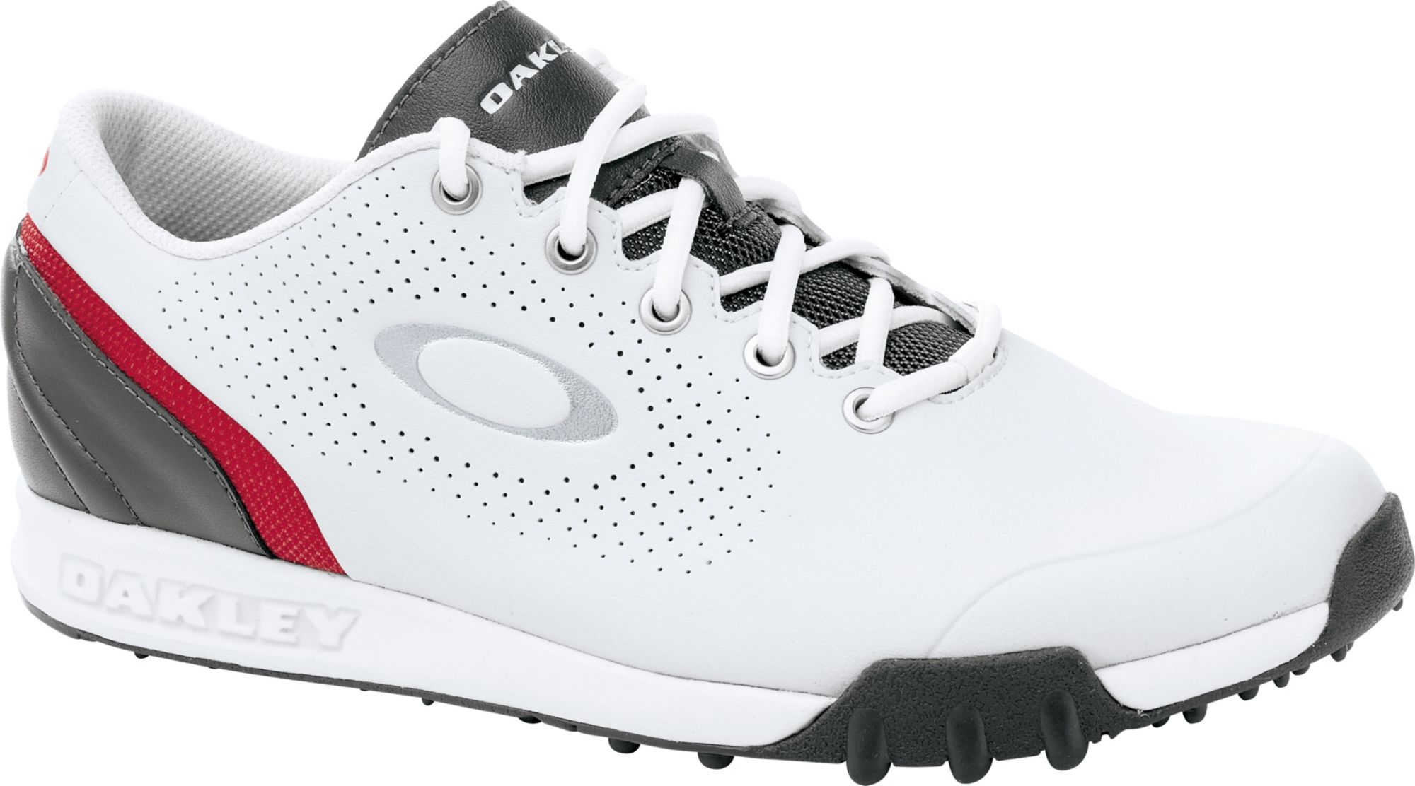 Oakley Men's Ripcord Golf Shoe - White/Charcoal at Golf Galaxy