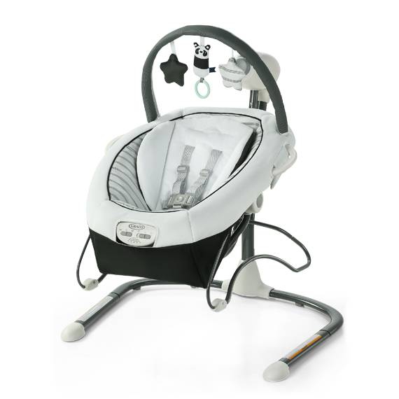 graco duet sway lx swing with portable bouncer review