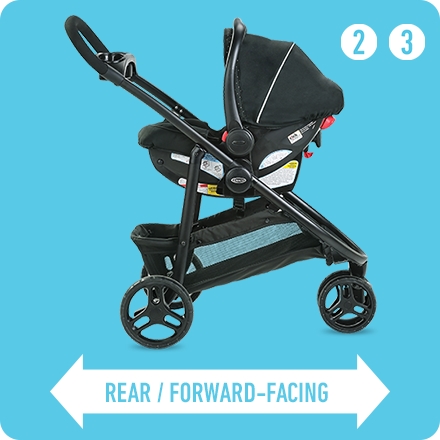 modes 3 in 1 stroller