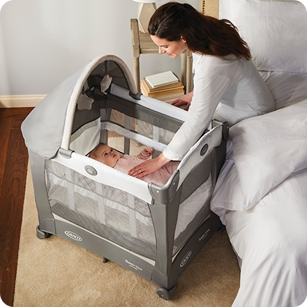 graco travel cot pack and play