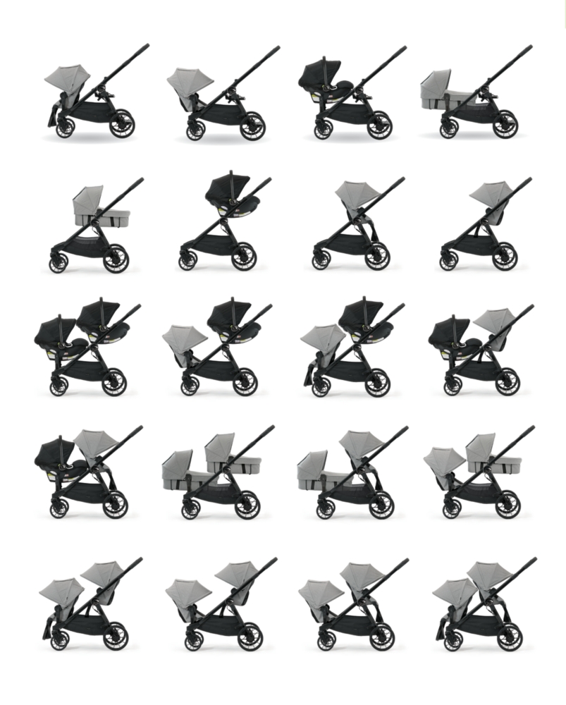 city select lux double stroller configurations