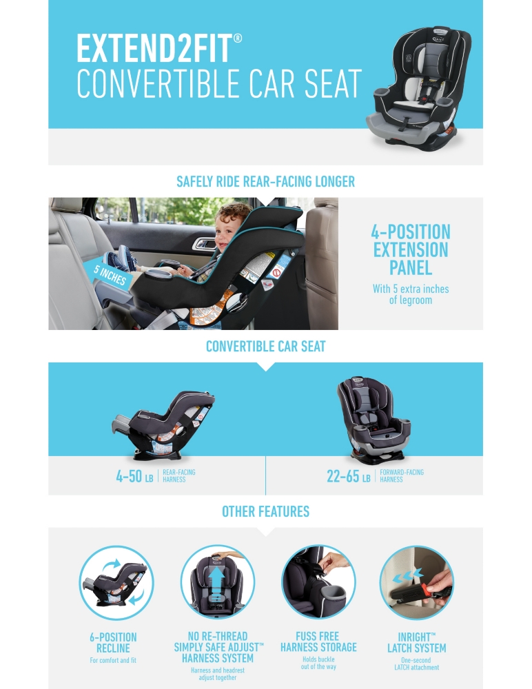 graco extend to fit convertible car seat