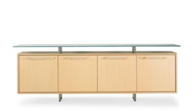 Logicmeet Credenza With Hinged Doors And Suspended Shelf Hbf