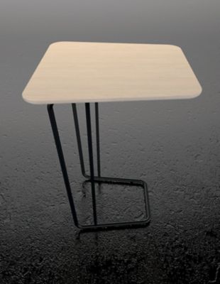 HBF, The Link Satellite Table, designed by Space Copenhagen, boasts multi-purpose use - to hold a coffee during conversation