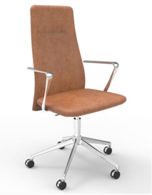 HBF, The Vela Swivel by Todd Bracher, a minimalistic design, is an essential piece for the modern office. Inspired by “an