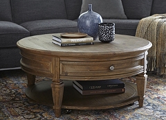 Beckley Round Cocktail Table | Havertys