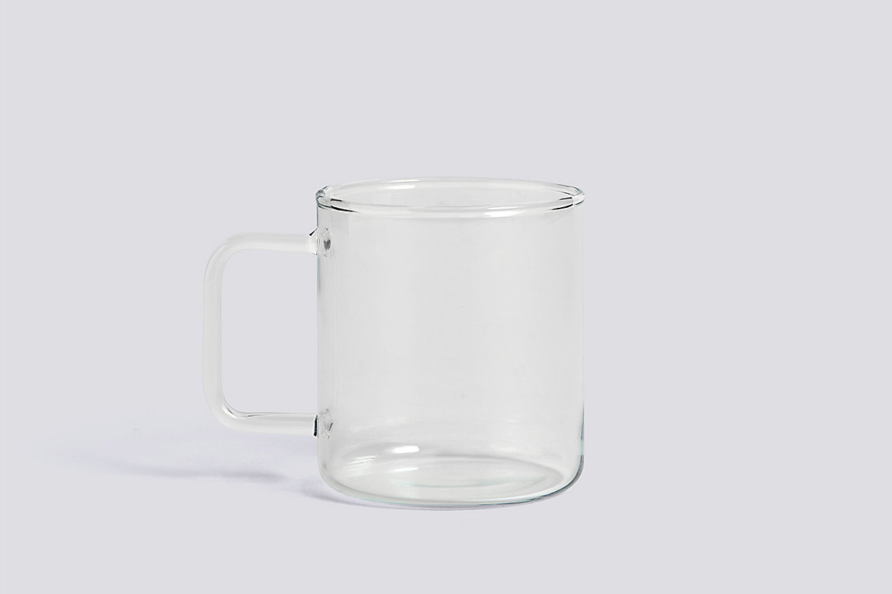 Glass Coffee Mug, Set of 2