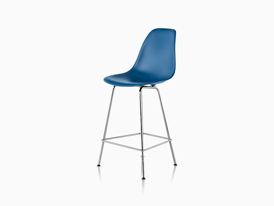Eames Molded Plastic Stool Counter Height