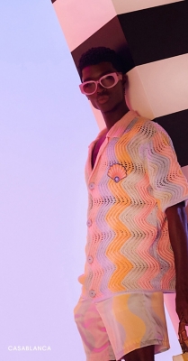 Jaden Smith Wears Graphic Suit From His MSFTSrep Brand & Chelsea