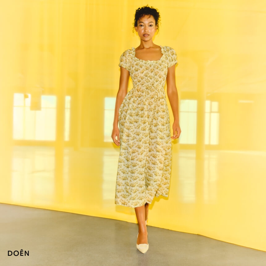 midi spring dresses 2025 PRETTYGARDEN Summer Dress Ruffle Sleeve V Neck Cockta  supplyity creating a classic yet contemporary look Annebouti 2025 Spring Summer Midi
